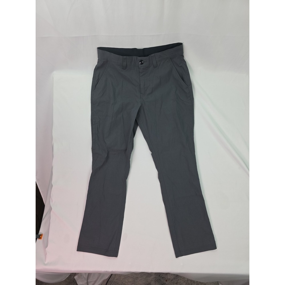 Balance Collection Mens 34 Gray Outdoor Performance Pants Hiking Stretch Zip